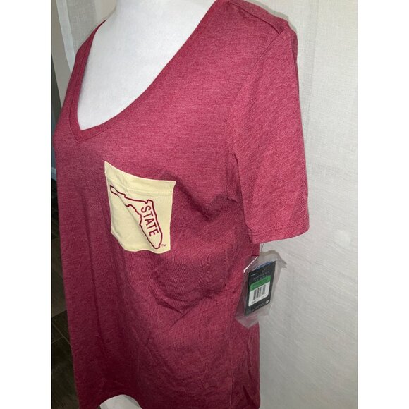 Florida State Seminoles New NIKE XL Tri-Blend Athletic Cut Tee Women's - Picture 2 of 5